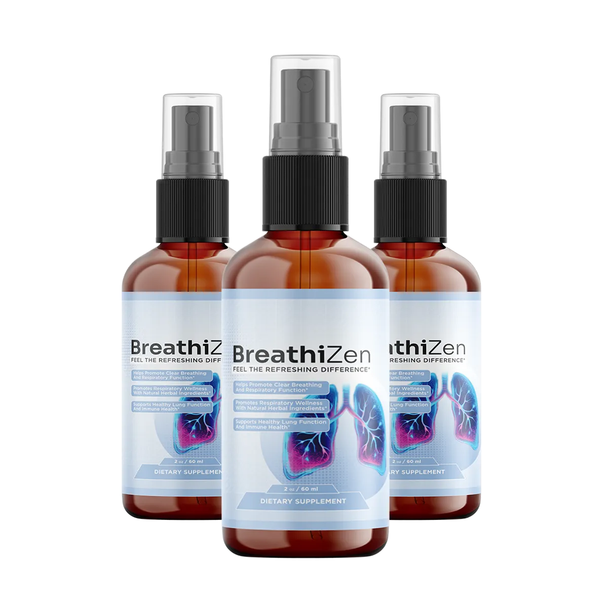BreathiZen 3 bottles